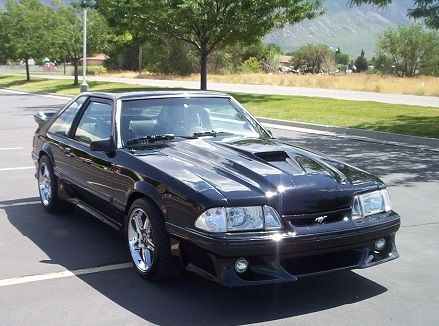 1990 ford  mustang  gt supercharged 5 speed