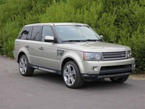 2011 range rover sport supercharged - 792 original miles - export ok