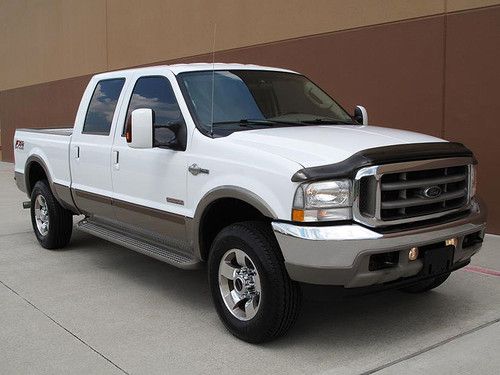 04 ford f-250 king ranch 4x4 off road crew cab short bed 18"