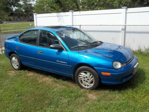 1998 plymouth neon expresso sedan 4-door 2.0l