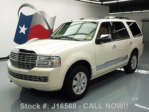 2007 lincoln navigator ultimate sunroof nav dvd 65k mi! texas direct auto