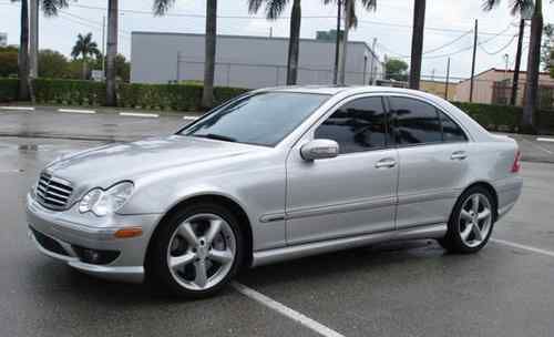 Mercedes benz c230 kompressor, silver, 2005