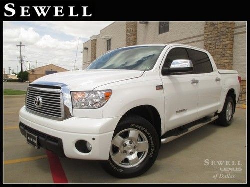 2012 tundra limited crewmax navigation trd off-road pkg jbl 1-owner!