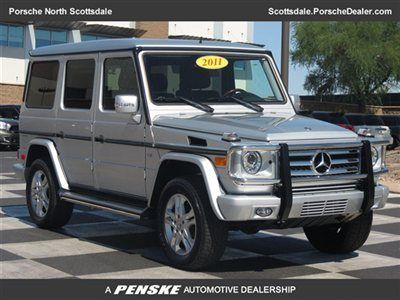 2011 mercedes benz g550 4x4 awd 4 matic g wagon 1 owner carfax iridium silver