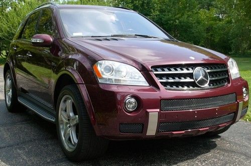 2008 mercedes ml63 amg 1 owner distronic parktronic keyless go hitch ipod voice