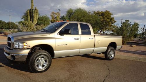 2003 dodge ram 3500 slt 4x4 cummins diesel new tires 1 owner rust free az truck