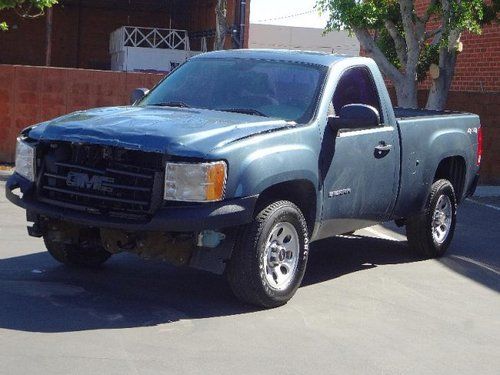 2011 gmc sierra 1500 4wd damaged salvage runs! v6 engine priced to sell l@@k!!