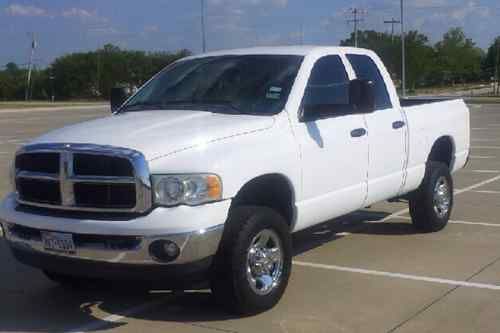 2005 dodge 2500 5.9 cummins diesel four wheel drive crew cab short bed 1tx owner