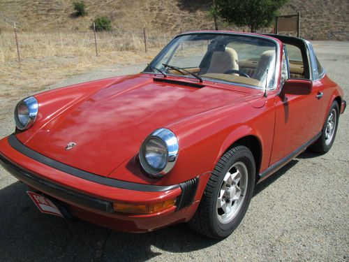 1976 Porsche 911 S Targa 56k miles, image 4