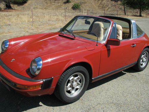1976 Porsche 911 S Targa 56k miles, image 5