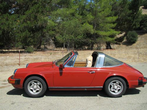 1976 Porsche 911 S Targa 56k miles, image 6