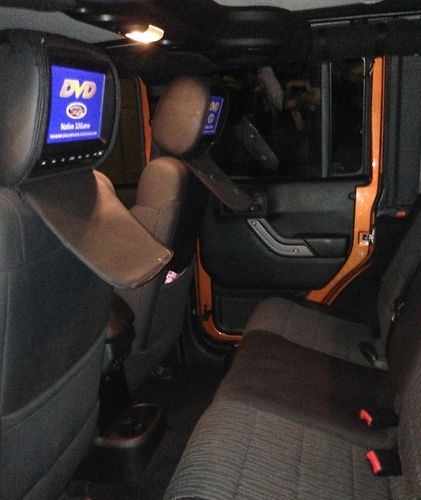 2011 Jeep Wrangler Unlimited - Mango Tango color with hard and soft tops, US $27,950.00, image 6