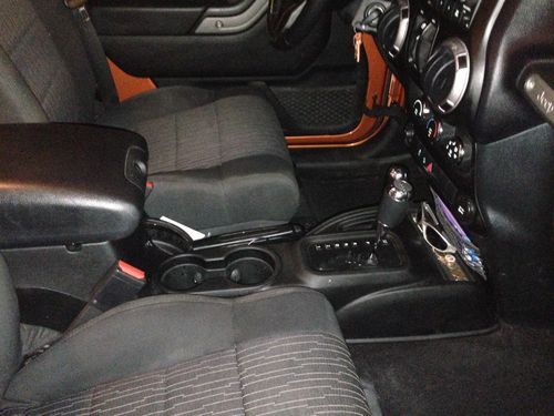 2011 Jeep Wrangler Unlimited - Mango Tango color with hard and soft tops, US $27,950.00, image 7