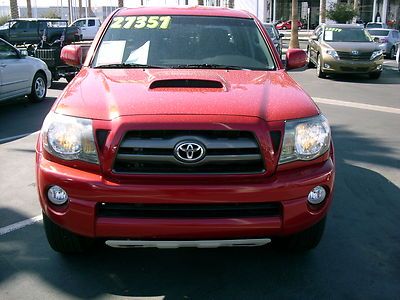 Certified 2009 toyota tacoma long bed 4dr 4x4 sport pkg rear camera tow pkg rare