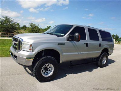 05 excursion xlt 4x4 turbo diesel 6.0l v8 powerstroke florida suv lifted tv dvd