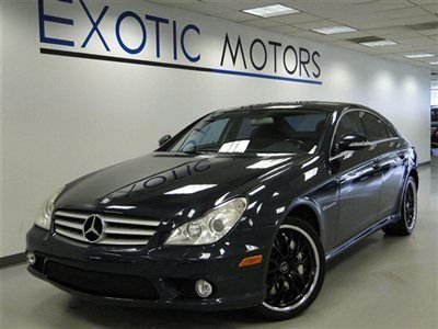 2006 mercedes cls55 amg! superchrgd nav a/c&amp;htd-sts pdc keylesgo 19"lorenzo-whls