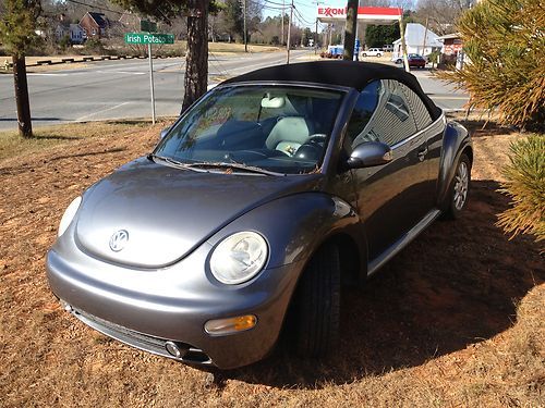 2005 volkswagen beetle gls convertible 2-door 2.0l