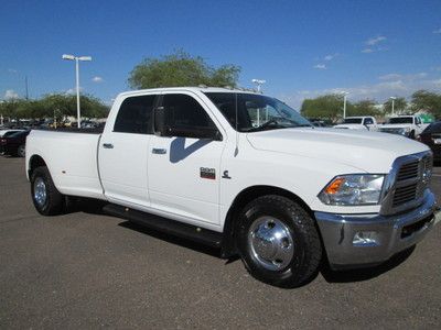 2010 white cummins turbo diesel 6.7l automatic dually miles:71k crew cab