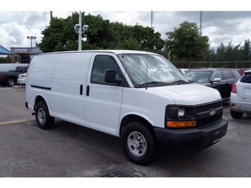 08 chevy g2500 extended cargo long wheel base van very clean florida