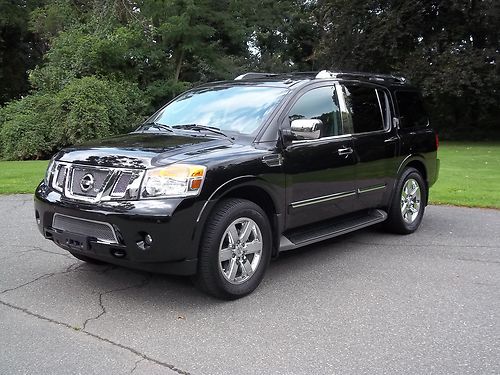 Beautiful 2012 nissan armada platinum awd with 3,200 miles!