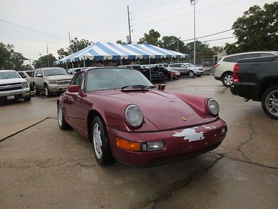 No reserve classic 2 door 911 coupe a/c cruise leather sunroof alloy wheels fog