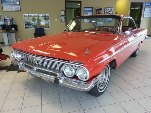 1961 chevrolet impala bubbletop frame off upgrades 327 v8