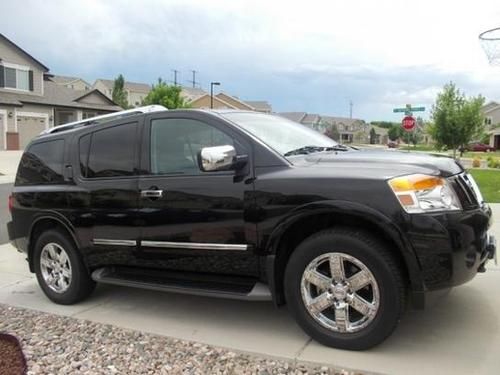 2010 Nissan Armada Platinum Sport Utility 4-Door 5.6L, image 2