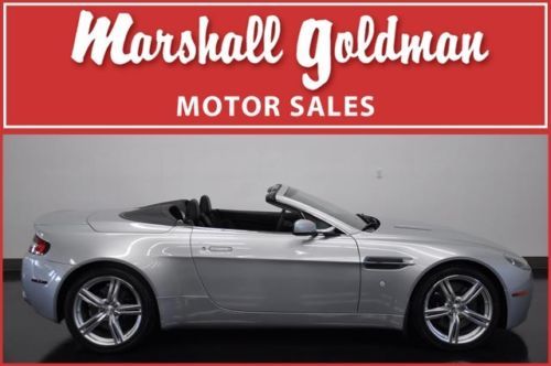 2008 aston martin vantage convt titanium silver/wblack 6 spd only 2000 miles