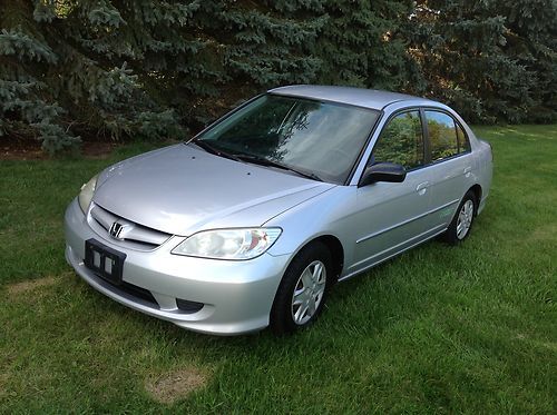 2005 honda civic gx sedan 4-door 1.7l no-reserve