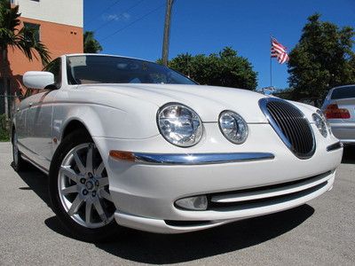 01 jaguar s-type 3.0 v6 luxury sedan rwd leather sunroof low miles florida car