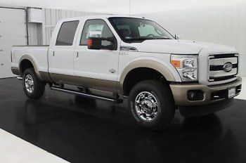 2013 king ranch 4x4 crew cab 6.2 v8 sunroof navigation remote start msrp 55,585