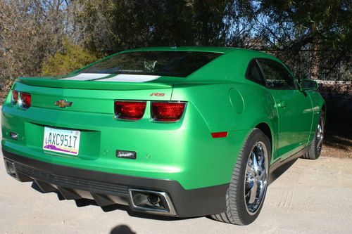 2011 chevrolet camaro rs 2lt synergy green automatic