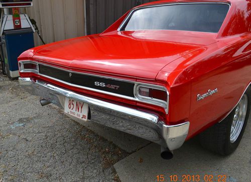 1966 CHEVELLE SS 427 REAL 138 VIN SS BEAUTIFUL  SHOW QUALITY VIPER RED PAINT, image 13