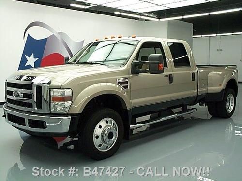 2008 ford f-450 lariat crew 4x4 diesel drw leather nav texas direct auto