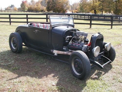 1929 ford model a hemi muncie 4 speed 1932 frame rat street  hot hod rareclassic