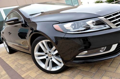 2013 vw cc 2.0t lux msrp 37k navigation panorama xenon afs lights 18&#034; wheels nr