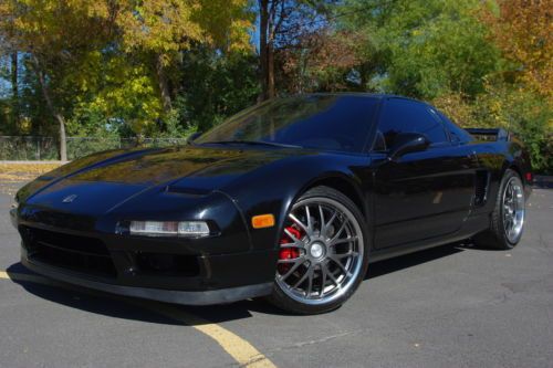 1991 acura honda nsx black on black 129,908 miles 5 speed manual transmission lr