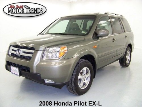 2008 exl ex-l navigation rearcam sunroof leather htd seats honda pilot 105k