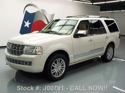 2008 lincoln navigator 4x4 8 pass nav rear cam dvd 75k texas direct auto