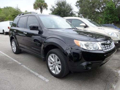 11&#039; subaru forester black on black with leather! keyless, alloy wheels, clean!!