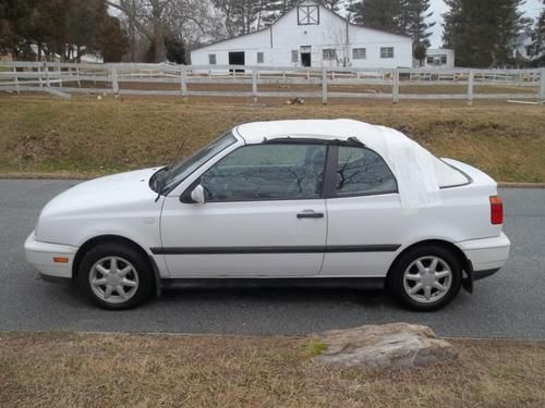 1995 volkswagen cabrio automatic low miles no reserve