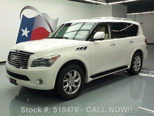 2012 infiniti qx56 theater sunroof nav 360 cam dvd 3k texas direct auto