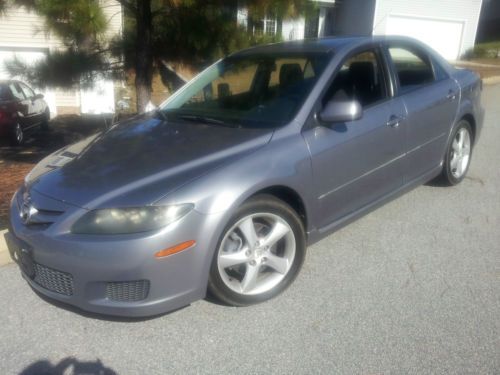 2007 mazda 6 lite gray exterior black interior 6cd player automatic windows