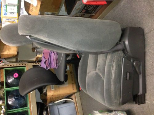 02-06 silverado front seats grey cloth