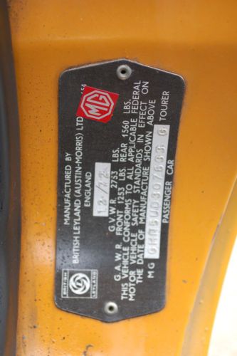 1973 MGB Convertible Collectors, US $5,995.00, image 22