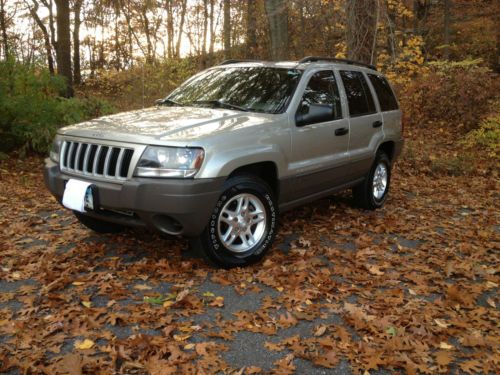 2004 jeep grand cherokee laredo 4x4 - no reserve!!! showroom condition!!