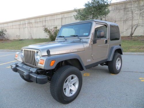 4x4 rubicon 6 speed two tops like new a/c cruise 4.0 liter dana 44&#039;s smoke free