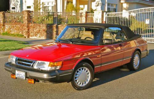 1993 saab 900 convertible, original excellent paint, ca car, great driving car