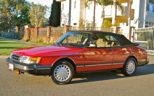 1993 Saab 900 Convertible, original excellent paint, CA car, great driving car, US $8,900.00, image 2