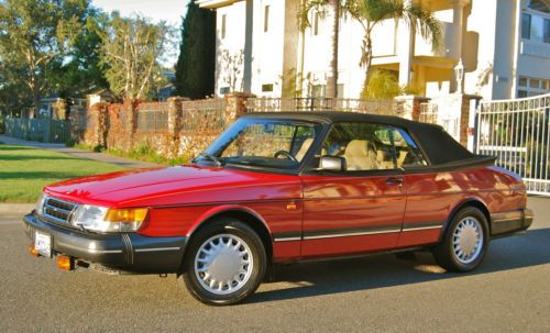 1993 Saab 900 Convertible, original excellent paint, CA car, great driving car, US $8,900.00, image 3
